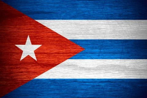 Cuba flag Illustrazione stock