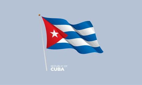 Cuba flag Stock Illustration