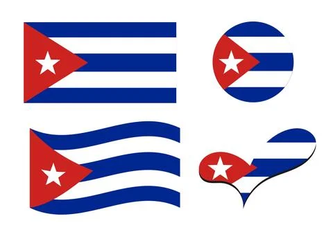 Cuba Flag Stock Illustration