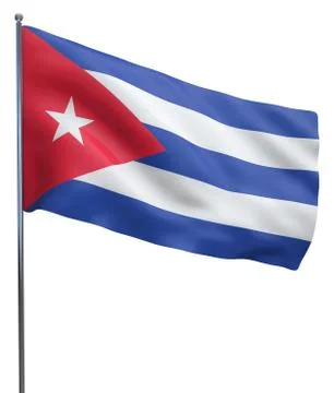 Cuba Flag Image Stock Illustration