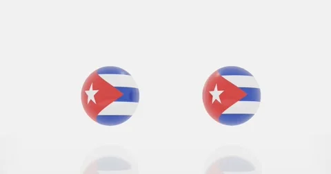 Cuba flag symbol Stock Footage 187609061