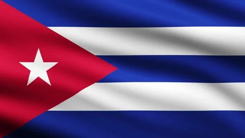 Cuba Flag Waving Animation Background Flag Of Cuba Animated Stock Footage 269088264