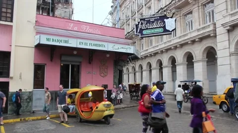 Cuba Floridita Stock Footage 62937374