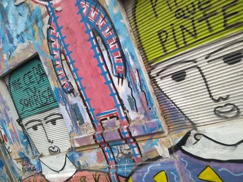 Cuba graffiti  Stock Photos