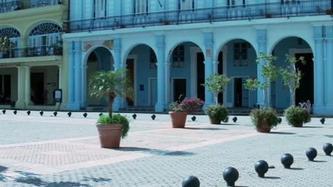 Cuba, Havana, Square Stock Footage 140302538