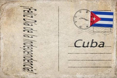 Cuba Independence Day Parade Background Stock Illustration