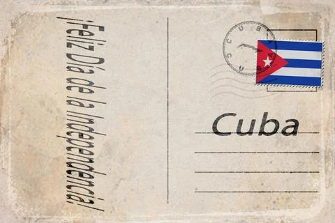 Cuba Independence Day Parade Background Stock Illustration