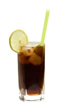 Cuba libre cocktail Stock Photos