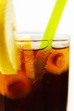 Cuba libre cocktail Stock Photos