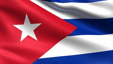 Cuba Looping Flag 4K Stock Footage 107181920