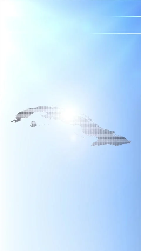 Cuba Map Opener Stock Footage 276971856