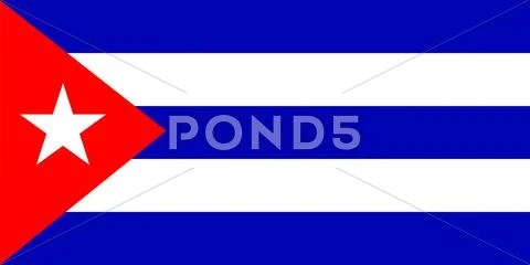 Cuba, national id Stock Illustration