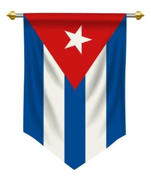 Cuba Pennant Stock Illustration