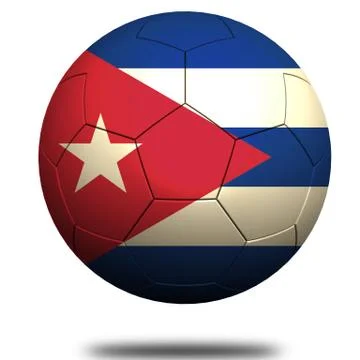 Cuba soccer Stock Illustration