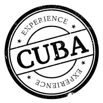 Cuba stamp rubber grunge Stock Illustration
