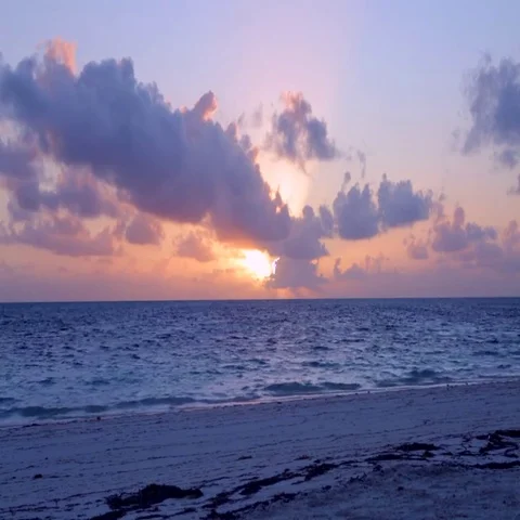 Cuba Sunrise Shot Stock Footage 69729652