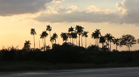 Cuba Sunset Stock Footage 51743008