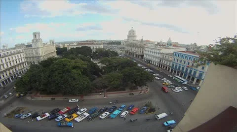 Cuba Time Lapse Prk Centrale Stock Footage 11667656