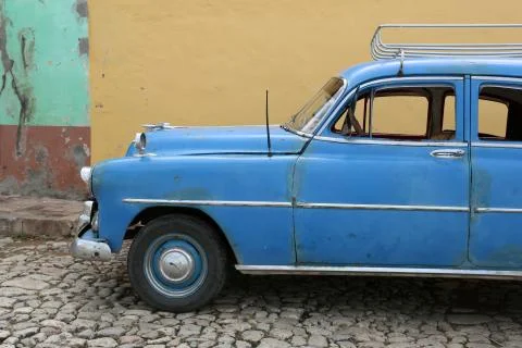 Cuba, Trinidad, Oldtimer Foto stock