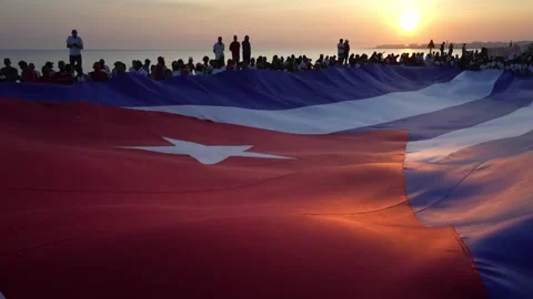 Cuba: US Embassy in Cuba issues security alert over power outages, protes... Stock Footage 334925891