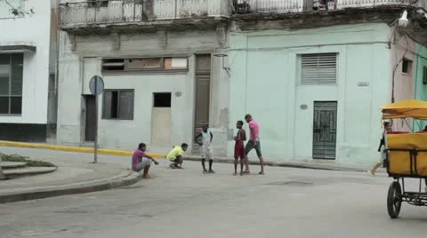 Cuban children Stock Footage