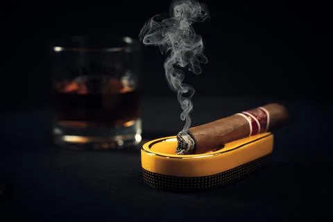 Cuban Cigar Stock Photos