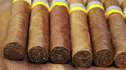 The Cuban cigars, hand made Stock Footage 52699389