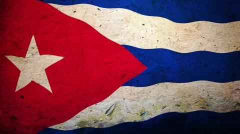 Cuban Flag Stock Footage 40413824