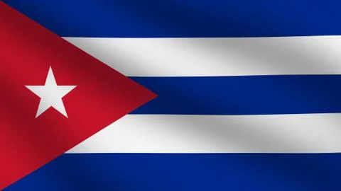 Cuban flag Stock Illustration