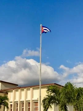 Cuban Flag Foto stock
