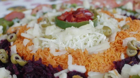 Cuban food served on table Stock Footage 45522383