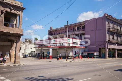 Cuban heritage and historical site. CUBA 2017. Stock Photos