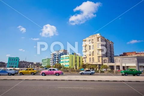 Cuban heritage and historical site. CUBA 2017. Stock Photos