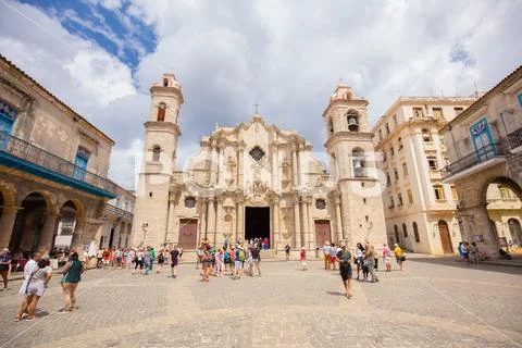 Cuban heritage and historical site. CUBA 2017. Stock Photos