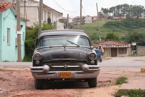 Cuban Oldtimer Stock Photos