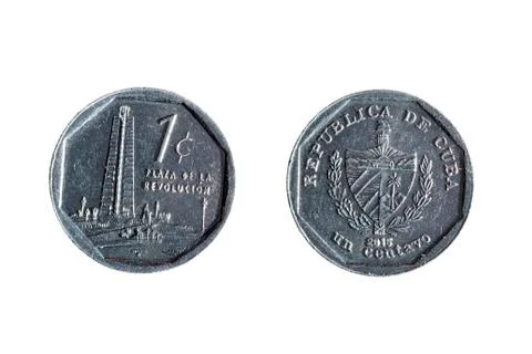 Cuban one cent Stock Photos