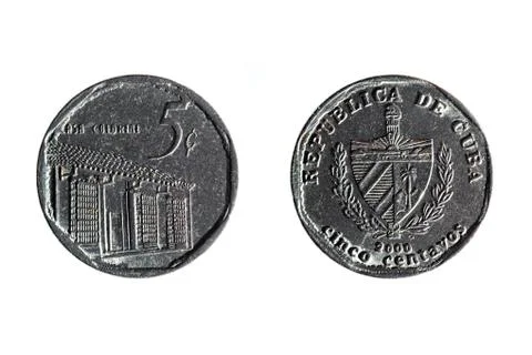 Cuban one cent Stock Photos