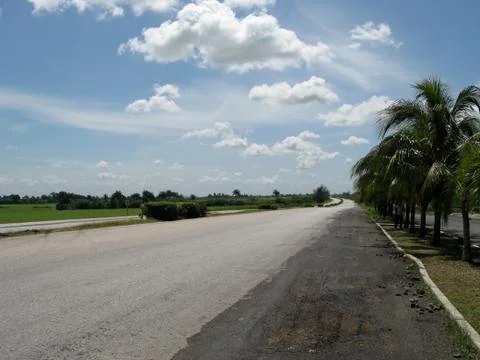 Cuban Road Stock Photos