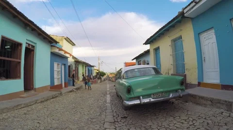 Cuban street 2 库存影片 101575045
