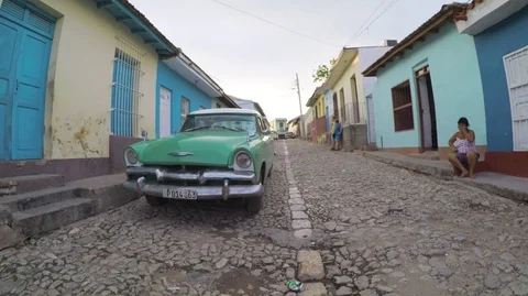 Cuban street 库存影片 101574763