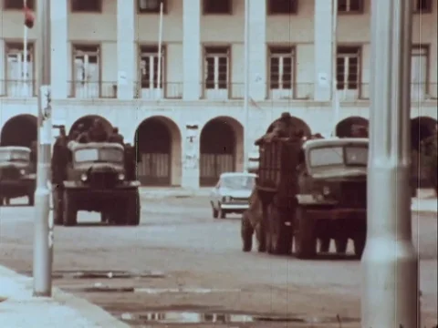 Cubans remain in Angola as proxy for Soviet Union, Jeremias Chitunda speaks-1980 Stock Footage 97225464