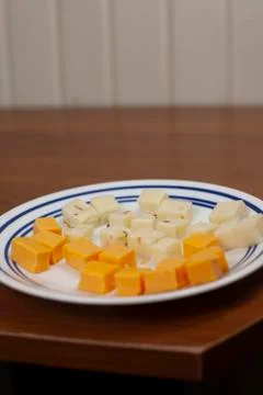 Cubbed Cheese Stock Photos