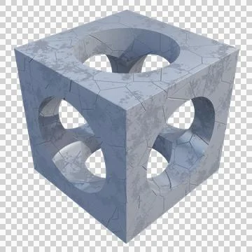 Cube 3d icon illustration Stock Illustration