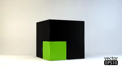 Cube 3d Stock Illustration