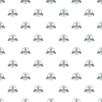 Cube 3d printing pattern seamless Illustrazione stock