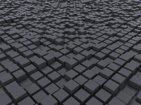 Cube abstract 库存插图