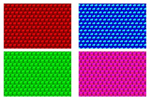 Cube - abstract vector pattern Stock Illustration