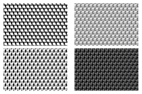 Cube - abstract vector pattern Illustrazione stock