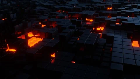 Cube animation Video stock 321805523