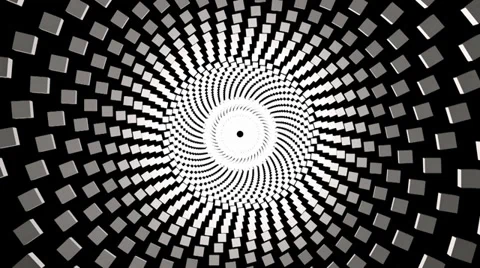 Cube array twist Stock Footage 32377512